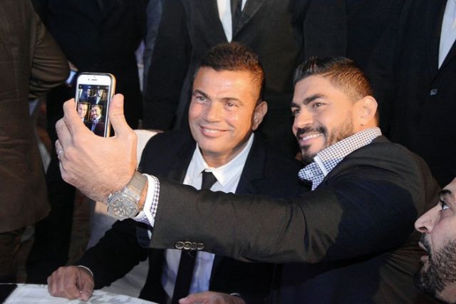 سيلفي خالد سليم والهضبة