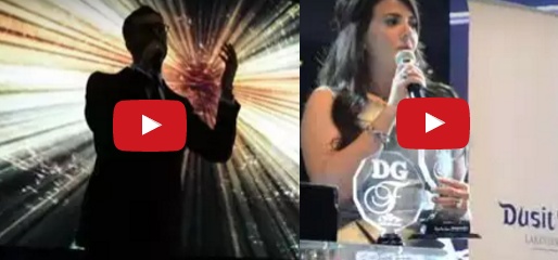 بالفيديو - لمّن أهدى سعد لمجرد ودنيا سمير غانم جائزتيهما في مهرجان 