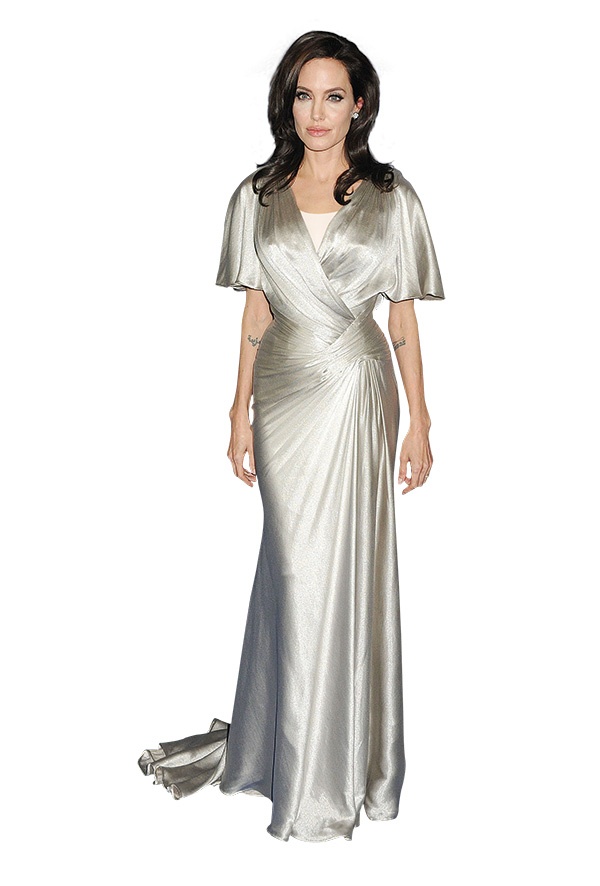 أفضل إطلالة معدنية أنجلينا جولي