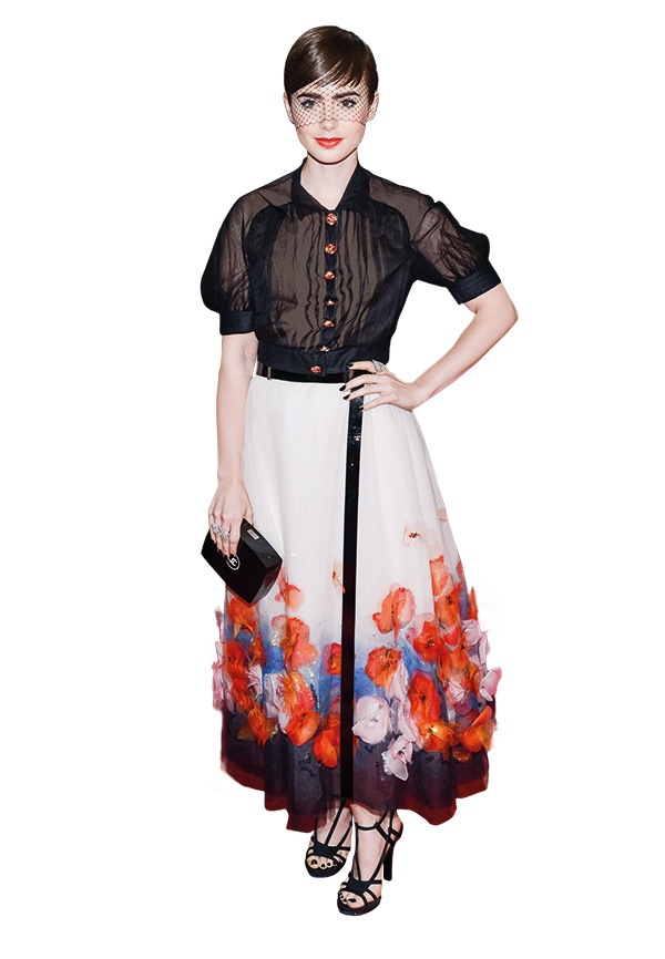 أفضل إطلالة مطبّعة ليلي كوليز