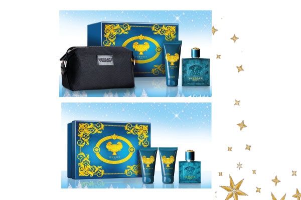 إليك من Versace بمناسبة الأعياد، عطر Eros بعلبة جذابة.
