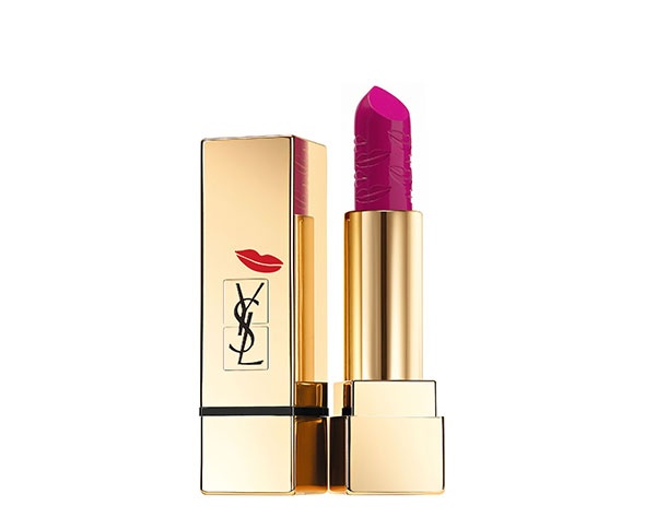 Yves Saint Laurent Rouge Pur Couture Collector Kiss & Love Edition in Le Fuchsia no.19