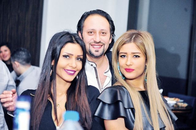 إيناس علي وباسم عبدالمنعم وساندي
