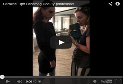 فيديو لها- جمال في الكواليس