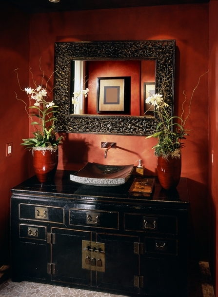 2. تعليق مرآة أنيقة