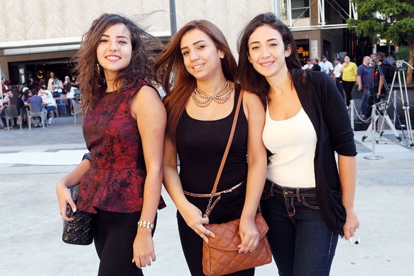 غريس صعب ورولا الجمل وروان ياسين<br />