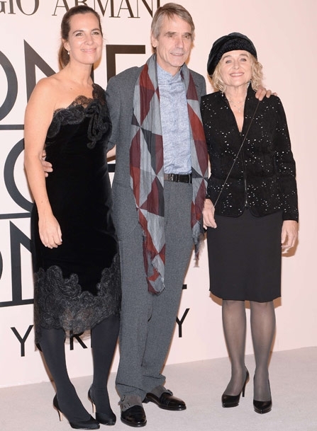 Roberta Armani and Jeremy Irons Roberta Armani and Jeremy Irons
