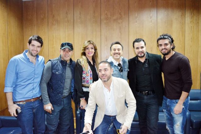 أحمد السقا وأسرة مسلسله
