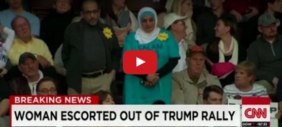 بالفيديو - تفاصيل طرد محجبة من مؤتمر انتخابي لدونالد ترامب المثير للجدل