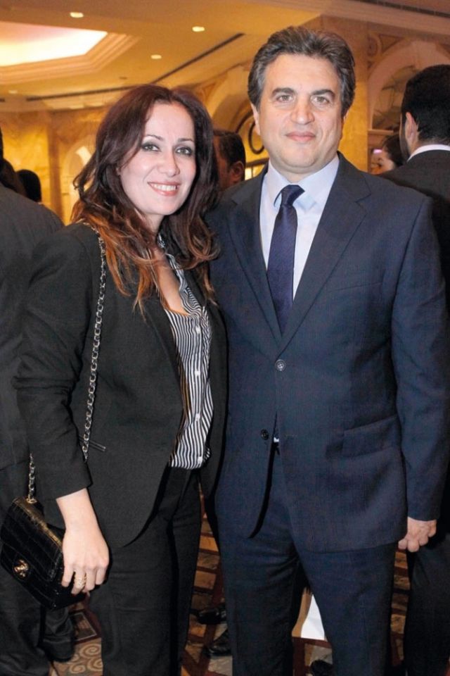 النقيب مارون الخولي وعقيلته الزميلة إلسي الحاج