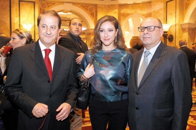 حبيب وإلسي افرام وطلال مرعبي
