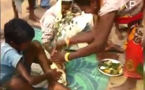 بالفيديو- إجبار طفل عمره 7 سنوات على الزواج من كلب والسبب غريب!