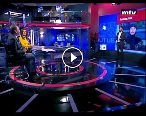 بالفيديو- شاهدوا ردة فعل المذيعة اللبنانية الجميلة جيسيكا عازار بعد نشر صور مفبركة لها وهي ترتدي الحجاب