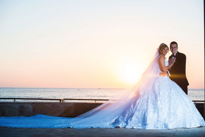 منار السباعي وربيع عمّار يحتفلان بزفافهما