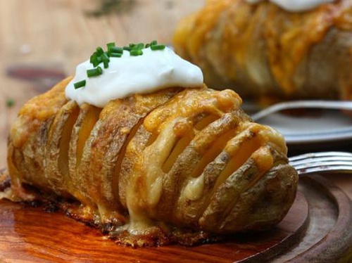 البطاطا المشوية