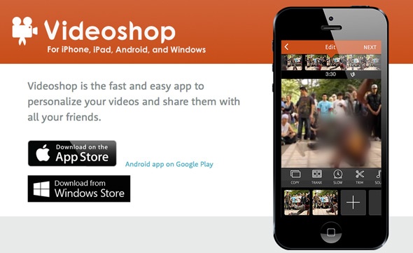 Videoshop.. تطبيق مجاني من متجر 