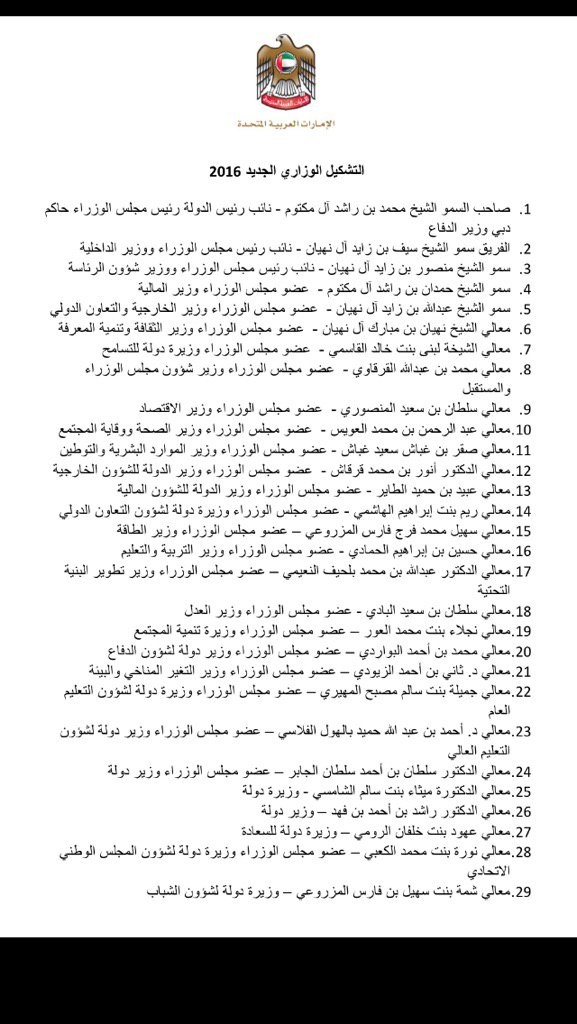 بالصوَر - تعرّفوا إلى وزيرات التسامح والشباب والسعادة في الإمارات.. وماذا أعلنت الأخيرة؟