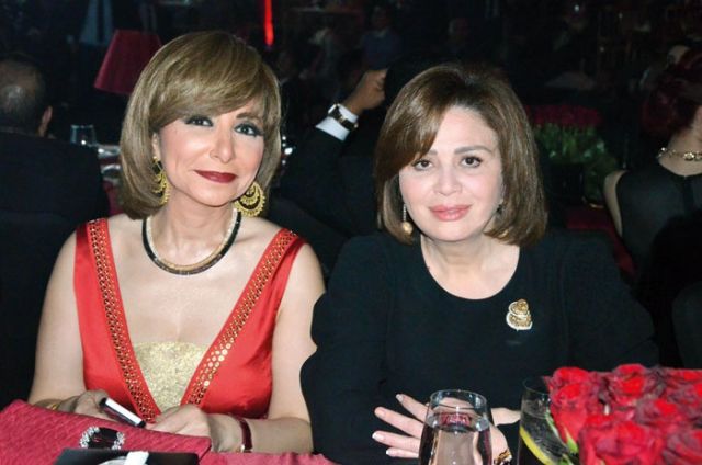 إلهام شاهين ولميس الحديدي
