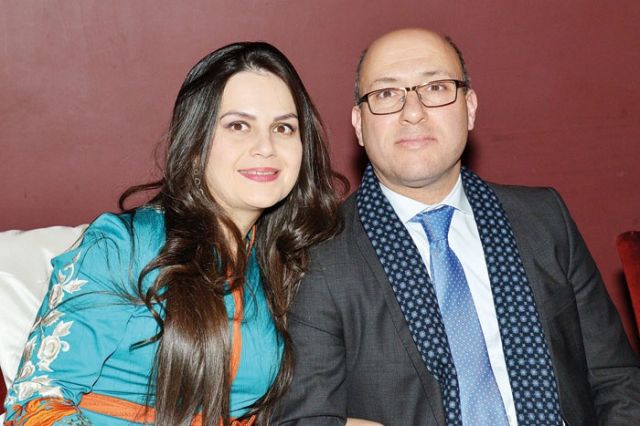 رائد الخطار وزوجته