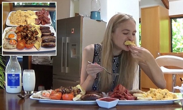 تعرفوا الى ملكة الجمال التي تلتهم كميات كبيرة من الطعام من دون أن تسمن!