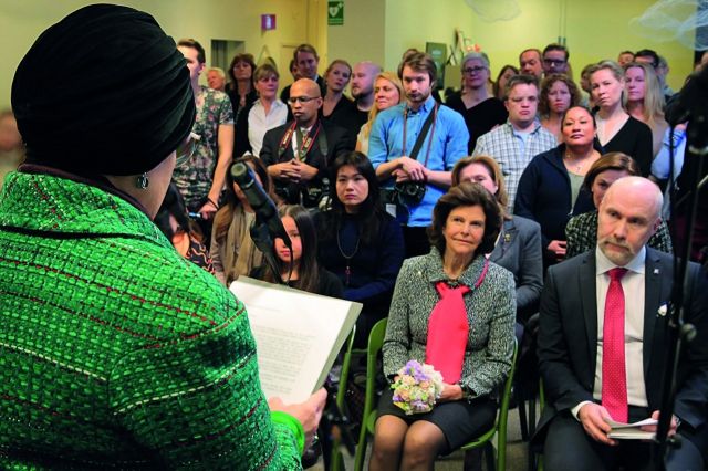 الشيخة جواهر القاسمي تلقي كلمتها