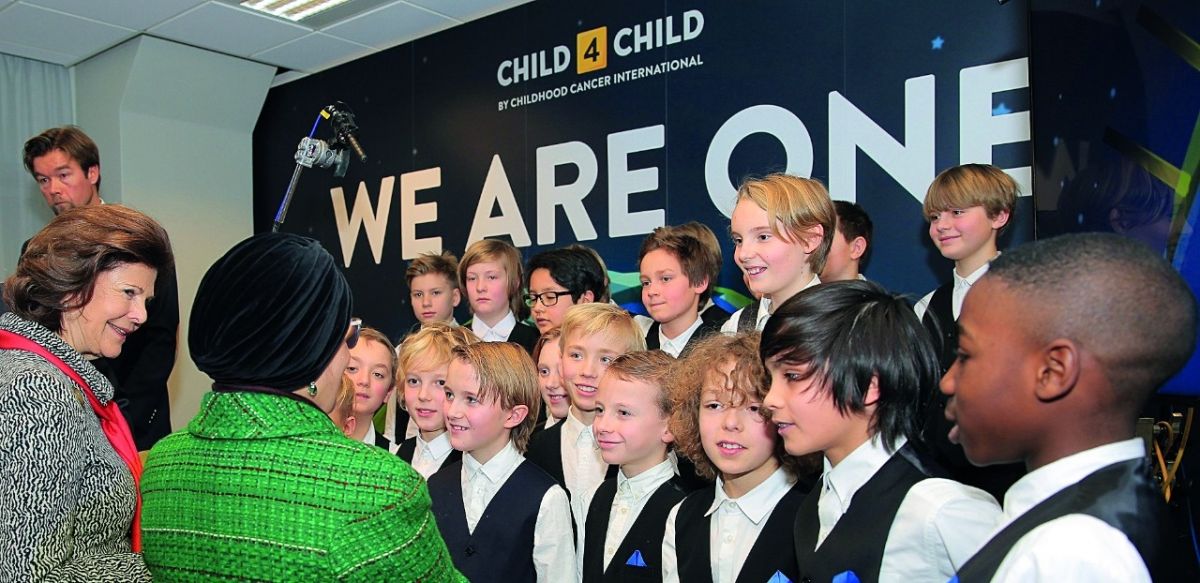 الشيخة جواهر القاسمي وملكة السويد تطلقان حملة «الطفل لأجل الطفل» لدعم الأطفال المصابين بالسرطان