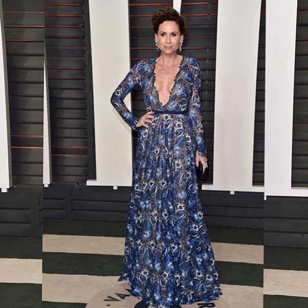 Minnie Driver in Naeem Khan
