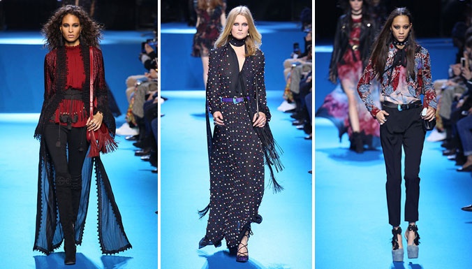 إزدواجية التمرد والأنوثة في مجموعة إيلي صعب لخريف 2016 في باريس