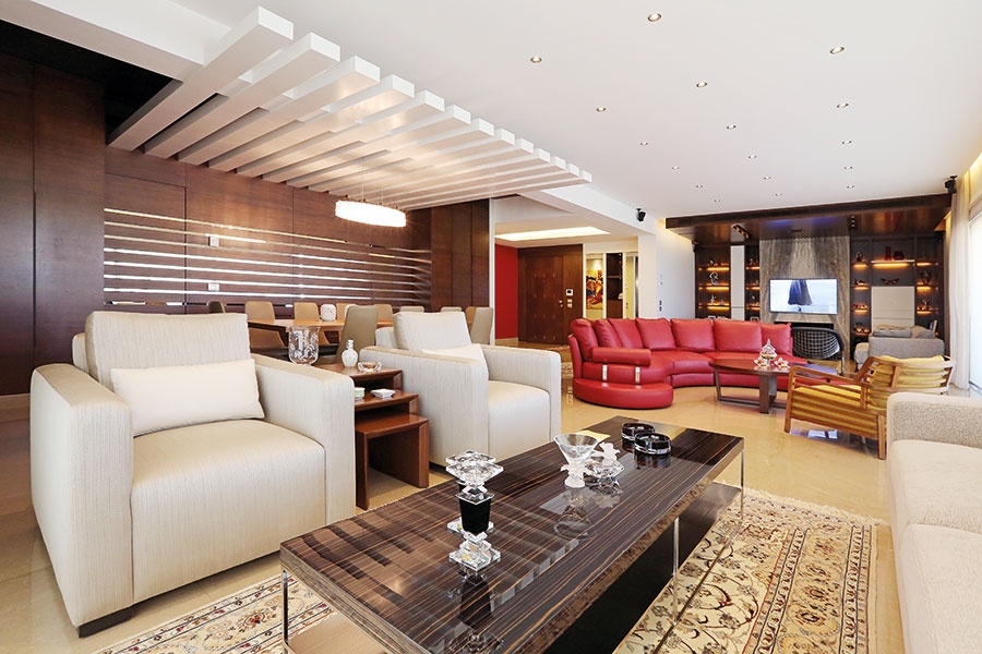 منزل دافئ بخطوط عصرية