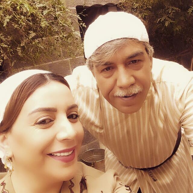 أيمن رضا وشكران مرتجى 