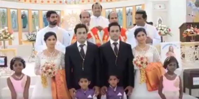 فيديو لأغرب زفاف في العالم.. كله توائم!