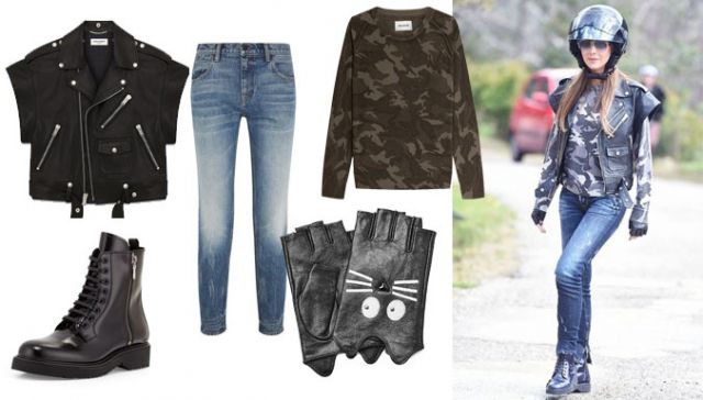 نانسي عجرم بثياب الجيش وخوذة الدراجة النارية ومايا دياب بأسلوبها الجريء... Get the look