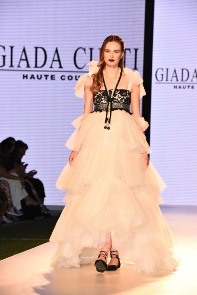 Giada Curti at Arab Fashion Week