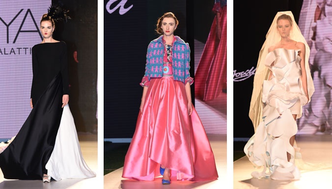 بالصور- تصاميم جريئة مذهلة وأكسسوارات مميزة للرأس في اليوم الثاني من أسبوع الموضة العربي الذي تقدّمه هواوي Huawei