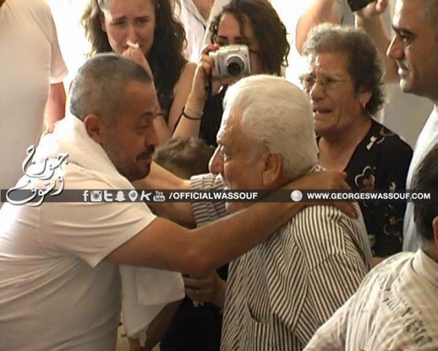 بعد راغب علامة.. الموت يفجع جورج وسوف بوالده