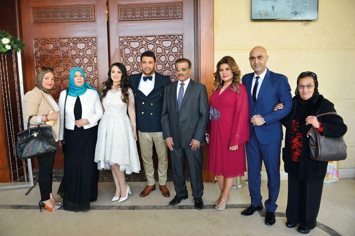 نجوم الأغنية يحتفلون بعقد قران نادين فؤاد ومحمد جميل