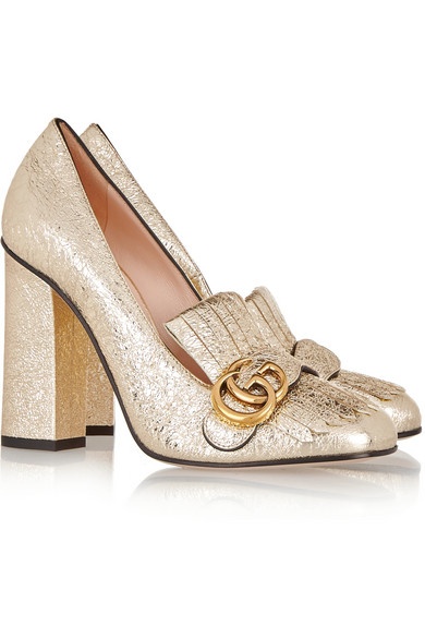 Gucci's fringed pumps