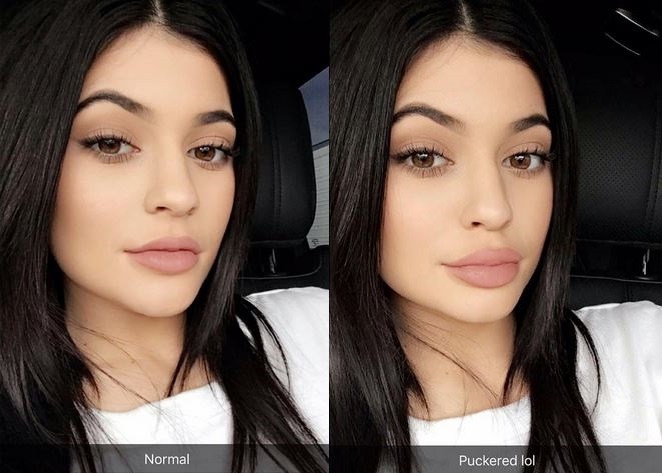 بالفيديو – حيلة مذهلة من كايلي جينر لتكبير الشفاه من دون عملية..