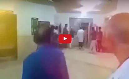 بالفيديو - معركة في المستشفى بين عائلتي الأب والأم بخلاف على اسم المولود