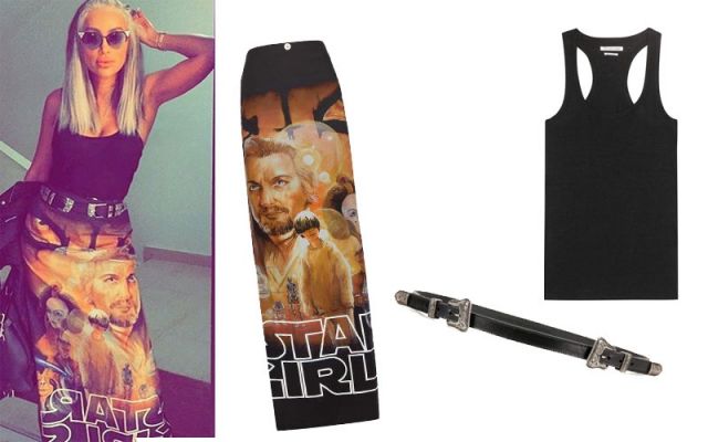 Isabel Marant $102 - Saint Laurent  Belt  $398 - VETEMENTS Skirt $1,199