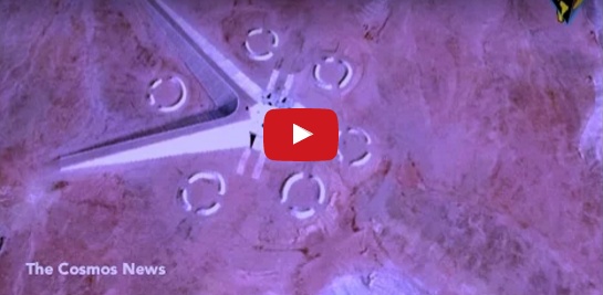 بالفيديو - غوغل يكشف هيكلاً غريباً في أعماق صحراء مصر