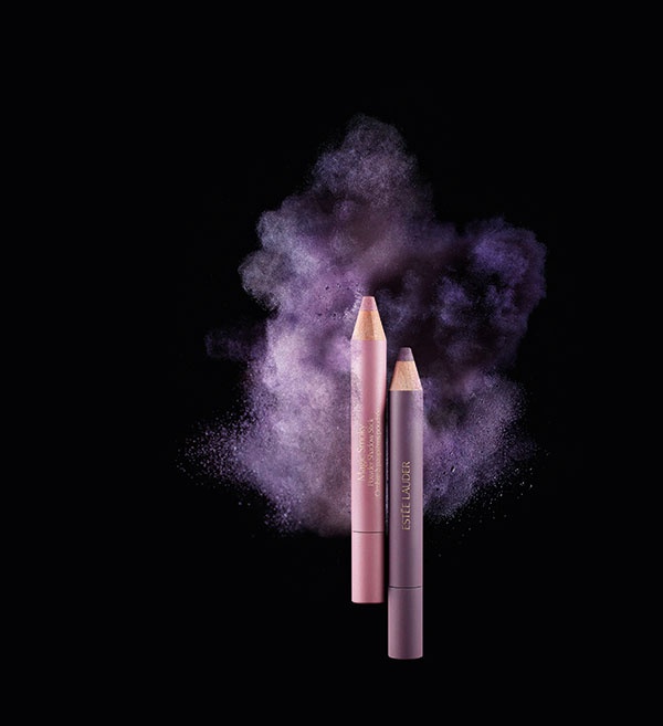 Estée Lauder Magic Smoky Powder Shadow Stick in Pink Charcoal & Charred Plum 