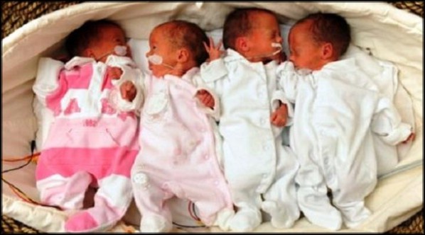 في السعودية.. بعد سنوات من الانتظار، إمرأة تلد 4 توائم