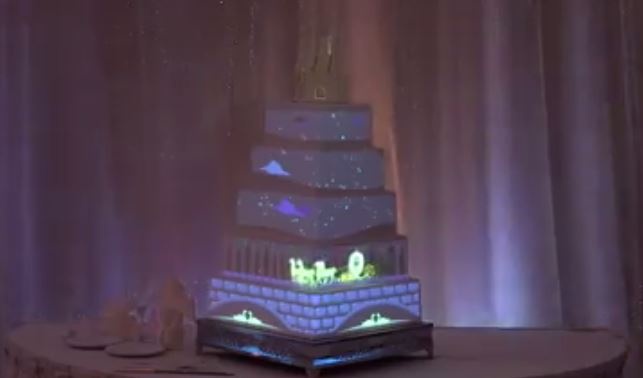 بالفيديو - أجمل قالب حلوى للزفاف على الإطلاق.. شاهدوه