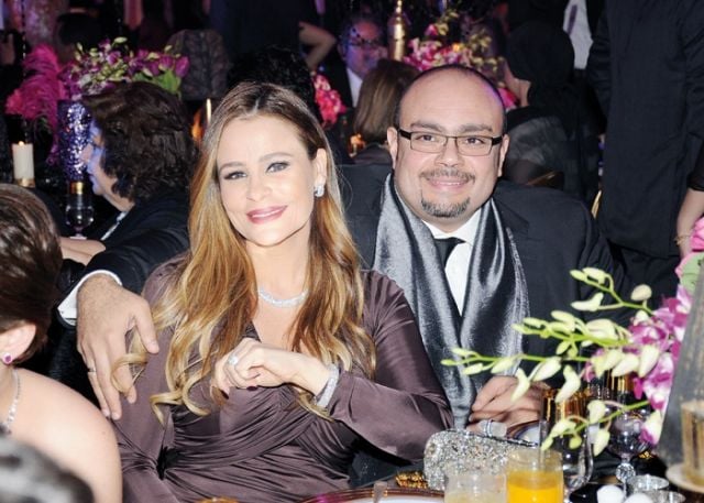 الدكتور وليد مصطفى وزوجته الفنانة كارول سماحة
