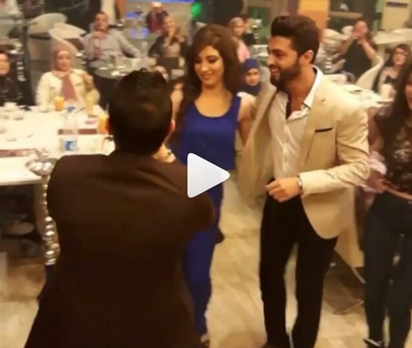 بالفيديو - سهيلة بن لشهب ترقص الدبكة اللبنانية.. من هو الشاب الذي يرافقها؟