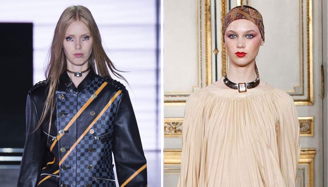 بالصور- العقد المكتنز Choker بهويته المتعددة لربيع وصيف 2016