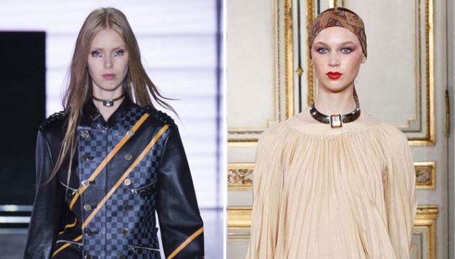 بالصور- العقد المكتنز Choker بهويته المتعددة لربيع وصيف 2016