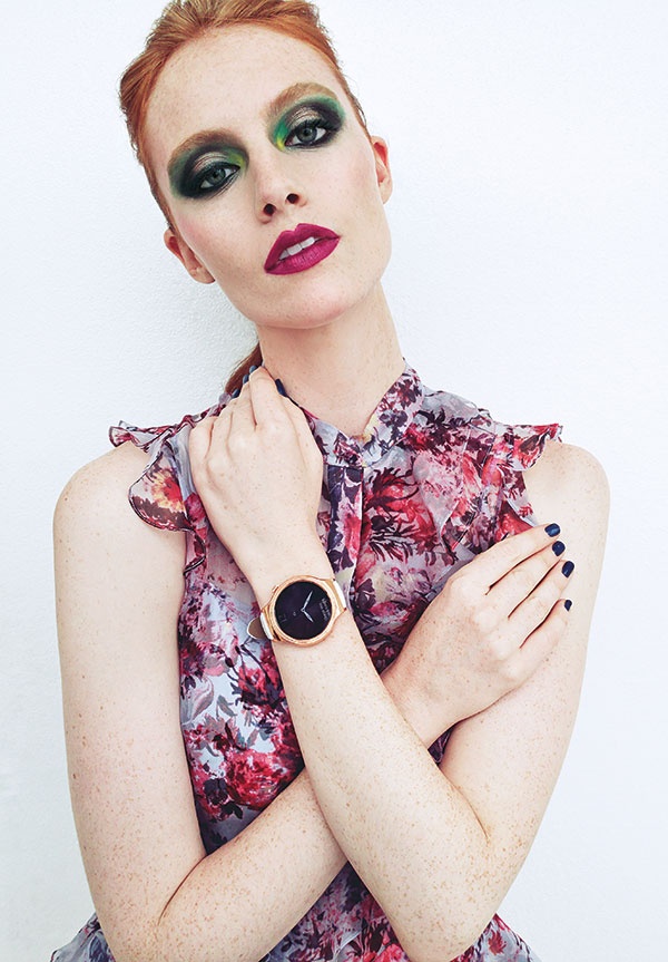 توب مطبّع بالأزهار من Erdem - ساعة Huawei Lady Watch Jewel