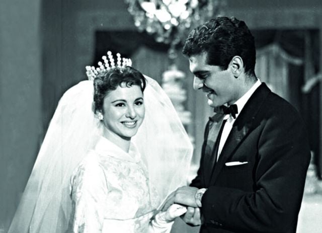 فاتن حمامة وعمر الشريف